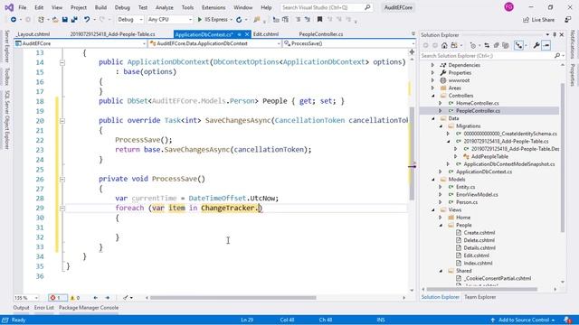 Audit by Columns with Entity Framework Core - Creation Date and User смотреть онлайн