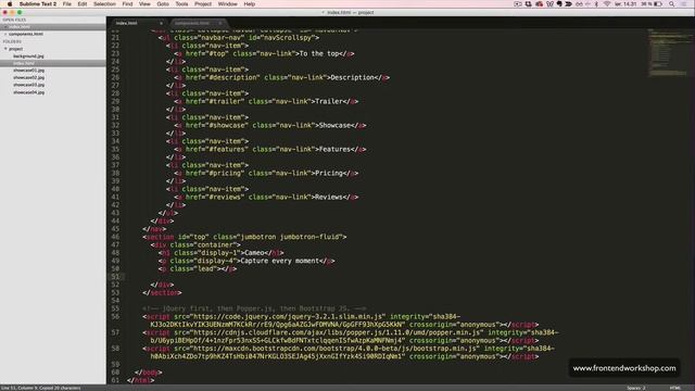Bootstrap 4: Create a landing page – Jumbotron смотреть онлайн