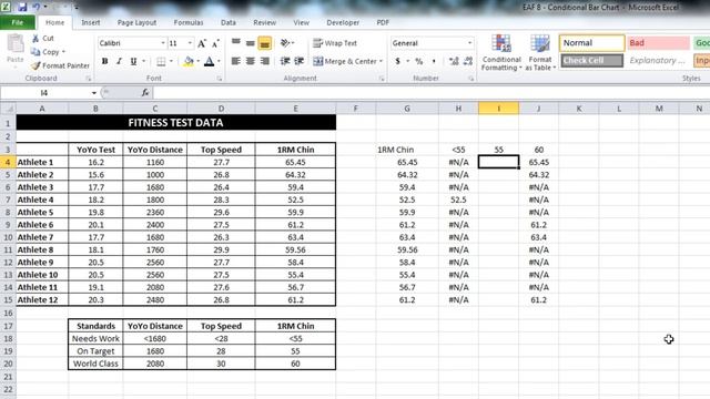 EAF#8 - Conditional Formatted Excel Column Chart Using IF Function смотреть онлайн