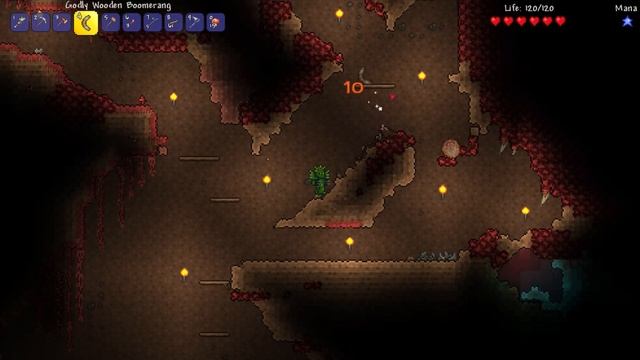 EXPLORING THE CRIMSON CAVES, WOODEN LOOT CRATES, NEW NPC!!! - Terraria Ep.6 (Gameplay / Let's Play) смотреть онлайн