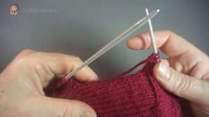 Простые носки на 2 спицах » Мастер класс для начинающих