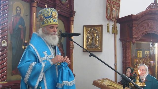 Епископ Адриан - проповедь в праздник Благовещения Пресвятой Богородицы смотреть онлайн