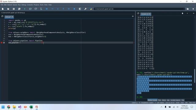 Python: How to classify data using K Nearest Neighbors, Neighborhood Components Analysis and Piplin смотреть онлайн