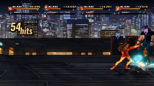 Streets of Rage 4 Arcade Mode Playthrough / Longplay - Hard - 4 Player Co-op - Blaze смотреть онлайн