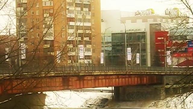 Вид на Красный мост (г. Орёл, 19.02.18) смотреть онлайн