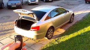 Электропривод багажника AUDI A6 C6 седан1