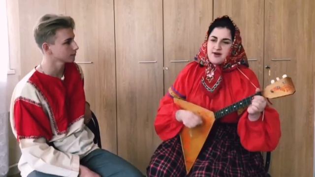 Дуэт фольклорного ансамбля "Сказ" Владимир Жуков и Алёна Четвергова. смотреть онлайн