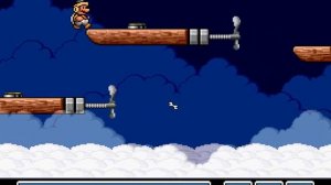 Super Mario Bros. 3 SNES: World 7-Ludwig's Airship