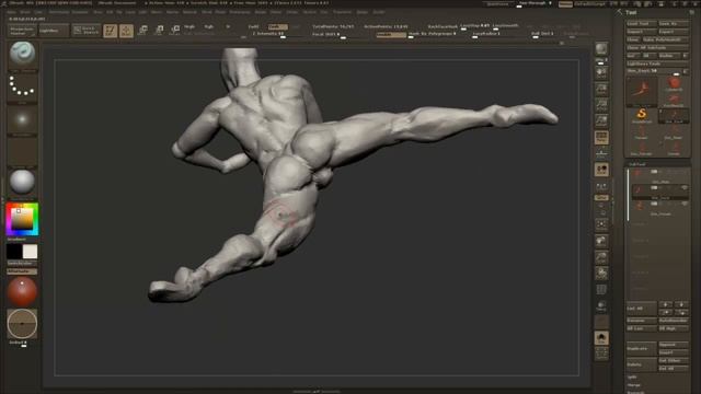 Anatomy Sketch Zbrush Speed Sculpt