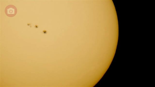 Пример съёмки Солнца / Sun spotting sample (time-lapse) смотреть онлайн