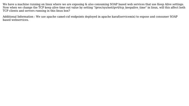 In linux does "/proc/sys/net/ipv4/tcp_keepalive_time" has impact on both client & server? смотреть онлайн