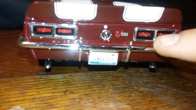 Maisto 1968 chevy camaro Z/28 смотреть онлайн