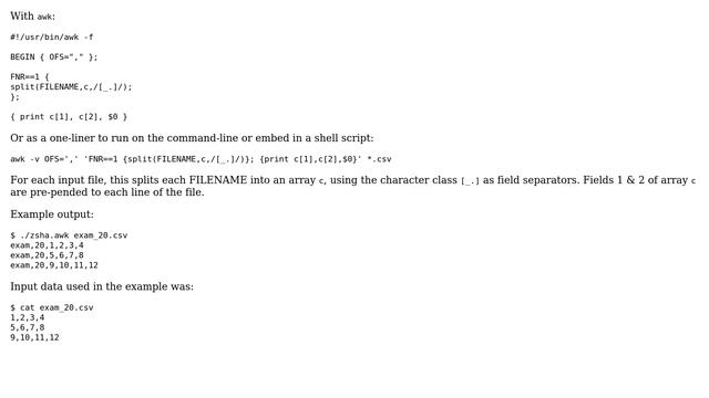 Unix & Linux: Adding new columns in a csv file (2 Solutions!!) смотреть онлайн