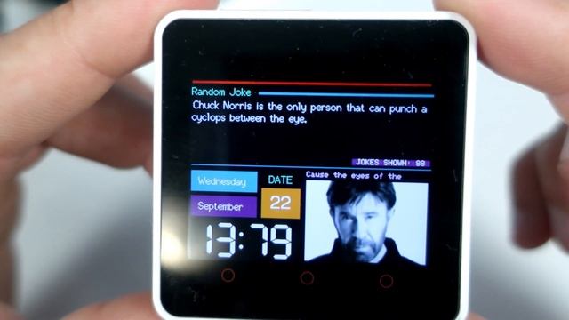 Clock with Chuck Norris Jokes (ESP32 and Arduino) смотреть онлайн