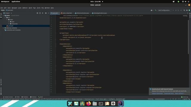 Start a new JavaFX project in IntelliJ IDEA смотреть онлайн