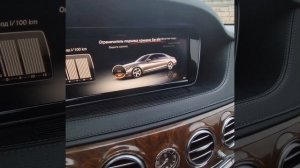 Как настройт общий меню дисплей Mercedes W'222