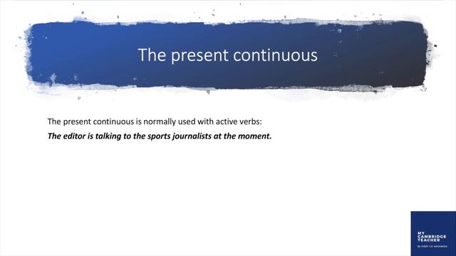 C1 Grammar: present continuous смотреть онлайн