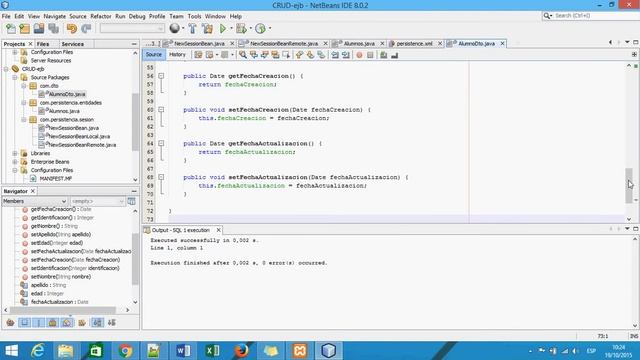 1 Parte CRUD JPA MySQL JAVA- Model смотреть онлайн