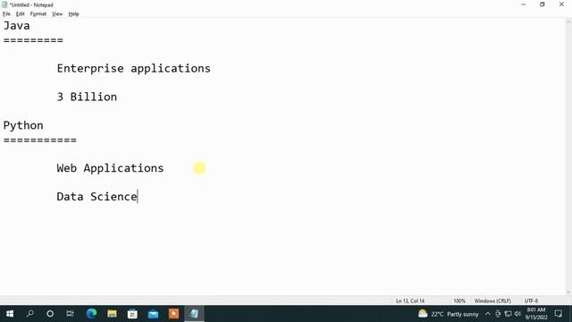 Difference Between Java and Python | Telugu смотреть онлайн