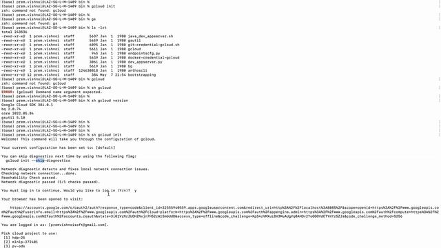 GCP Google Cloud CLI смотреть онлайн