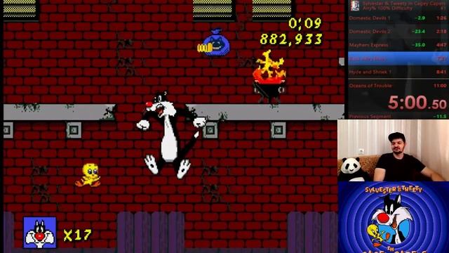 Sylvester & Tweety in Cagey Capers (SEGA) - Сильвестр и Твити Спидран Мировой ре.mp4 смотреть онлайн