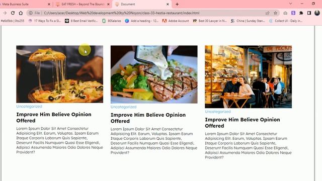 Restaurant website using WordPress Hestia Theme & Clone to Html5 and Css3 смотреть онлайн