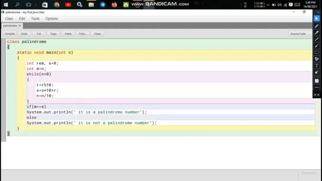 Palindrome Program in java ICSE IX & X смотреть онлайн