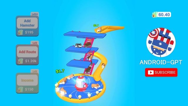 Free Idle Games - HAMSTER IDLE ASMR (Hamster Wheel Evolution) смотреть онлайн