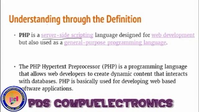 PDS Virtual Class PHP смотреть онлайн