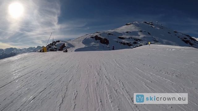 AT I Mayrhofen - Rastkogel / Tirol - ski run 66 -Panoramaabfahrt , from top to bottom смотреть онлайн
