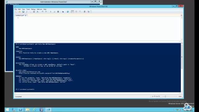 PowerShell WMI Week Day 2: How to create a custom wmi namespace with PowerShell смотреть онлайн