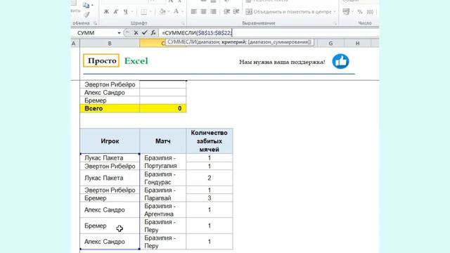 Функция СУММЕСЛИ за минуту! Просто Excel смотреть онлайн