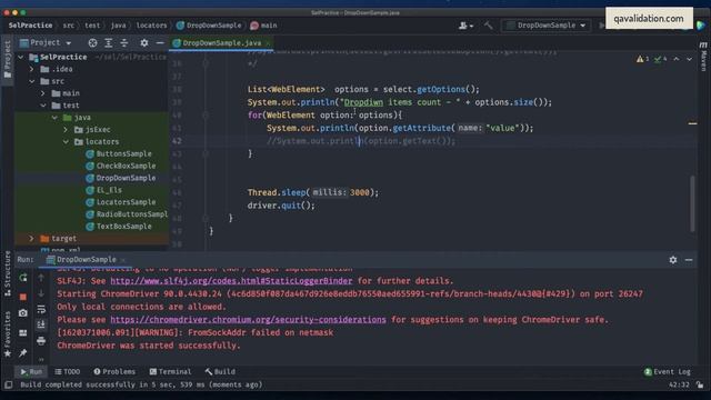 Ways to automate actions on DropDown items using Selenium Java смотреть онлайн