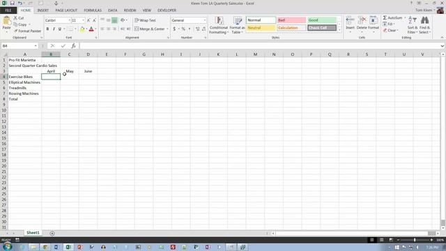 Excel 2013, Go! Project 1A, part 1 of 2 смотреть онлайн