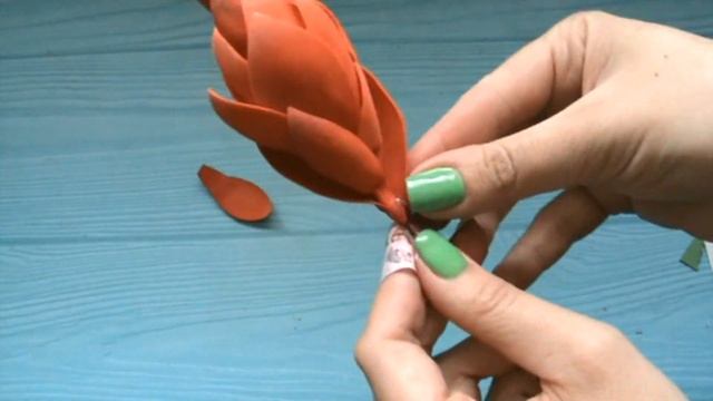 Цветок имбиря из фоамирана /Foamiran Ginger Flower  / Handwork/ Handmade Flowers /  DIY