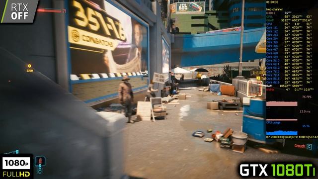 GTX 1080 Ti vs RTX 4090 in Cyberpunk 2077 | RTX - OFF | 4K - Benchmark смотреть онлайн