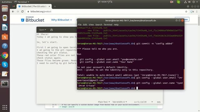 How to config git, commit files and create a new branch in git | Easy GIT tutorial to manage files смотреть онлайн