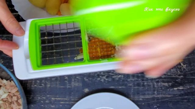 САЛАТ ОЛИВЬЕ особый рецепт  Мясной салат Olivier Salad Recipe, English Subtitles