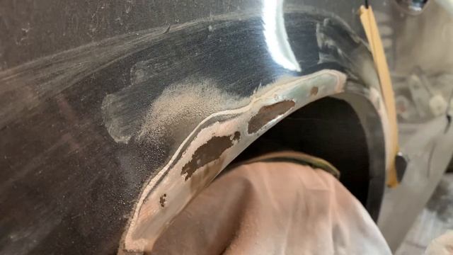 Покраска арки Соната | убираю рыжики | покраска переходом | ремонт крыла | локальная покраска смотреть онлайн