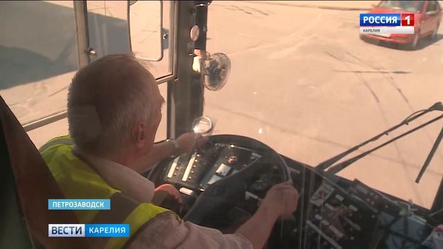Подаренные Петрозаводску троллейбусы вышли на линию смотреть онлайн