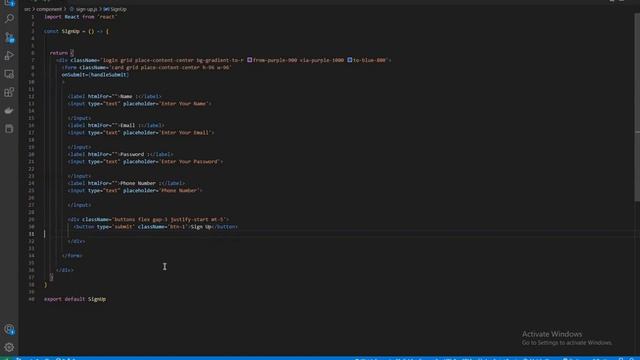 Simple Validation Form In React Using UseHooks And LocalStorage With Some Tailwind?? смотреть онлайн