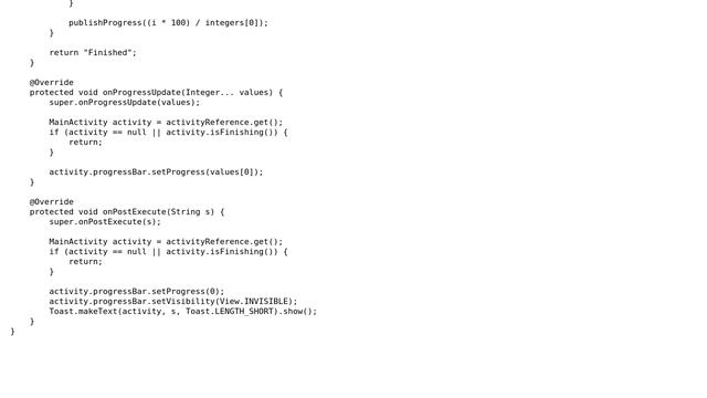WeakReference in AsyncTask смотреть онлайн