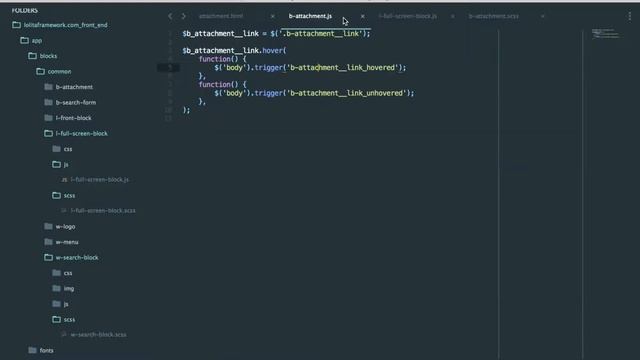 Making attachment page, using BEM methodology in manual mode. смотреть онлайн