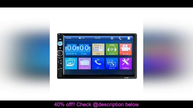 Buy Car Radio Player Mirror Link autoradio 2 din General Models 7'' inch LCD Touch Screen Bluetoot смотреть онлайн