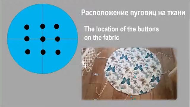 Как сшить круглую подушку!!! смотреть онлайн
