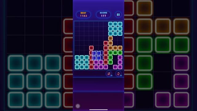 Glow Block Puzzle?Glow Themed Classic Block Puzzle #08 - Gameplay Walkthrough (iOS, Android) смотреть онлайн