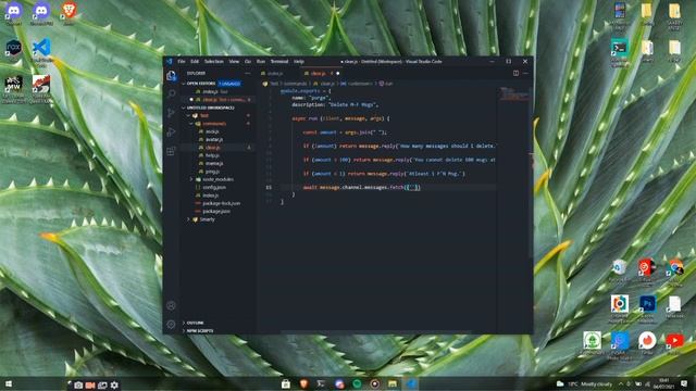 Purge Cmd & Bot Status | Discord.JS | EP. 7 смотреть онлайн