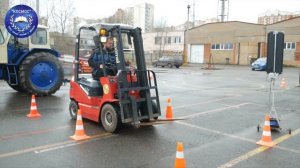 Погрузчик категории С - практический экзамен - КОСМОС