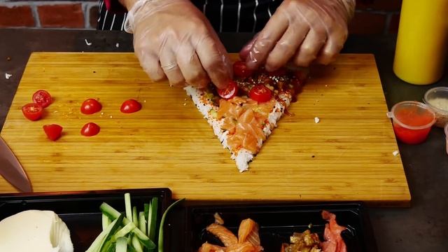 Суши - Пицца !!! ЧУМОВОЙ РЕЦЕПТ !!! Sushi Roll