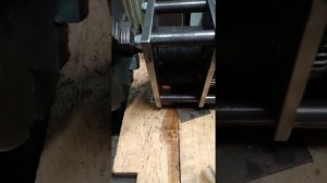 Блок уселения профильной трубы с прокатом гусиной лапки, своими руками.